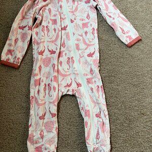 Bamboo "Cotton Candy Seaside Romper"